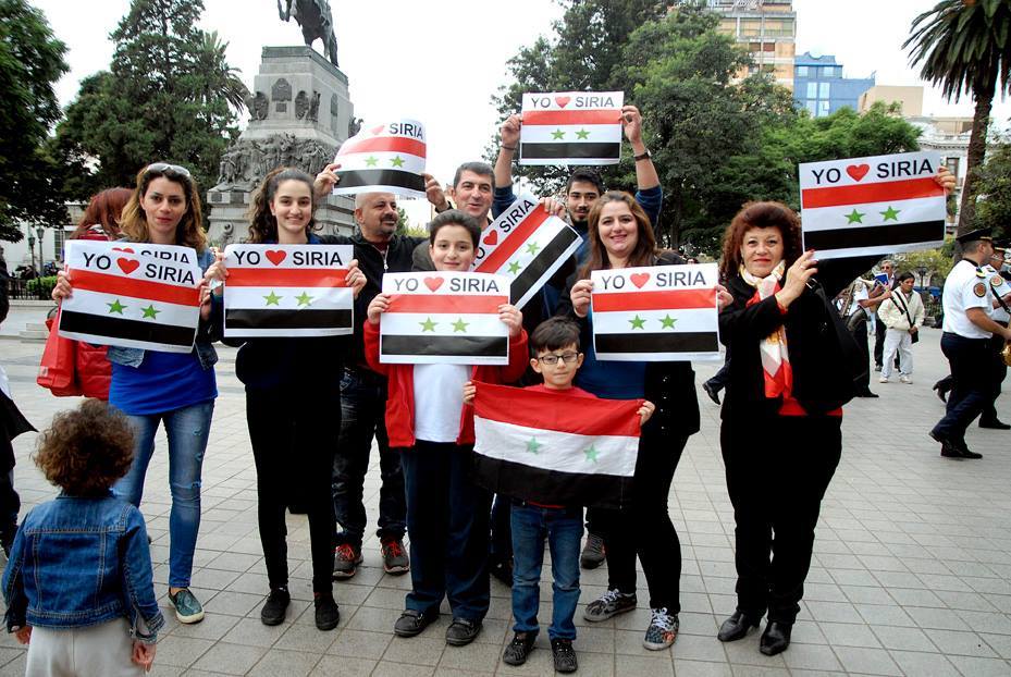 Resultado de imagen para actos conmemorativos de la independencia de siria en argentina