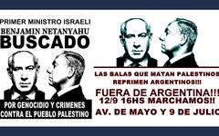 Argentina: Marcha de repudio a Netanyahu 