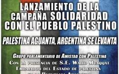 Campaña solidaria por Palestina en el Congreso