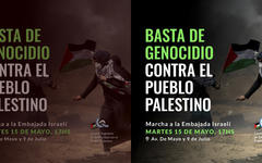 CASPP convoca a marcha por Palestina