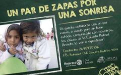 Colecta solidaria de zapatillas