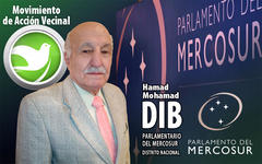 Hamid Dib precandidato a diputado del Parlasur