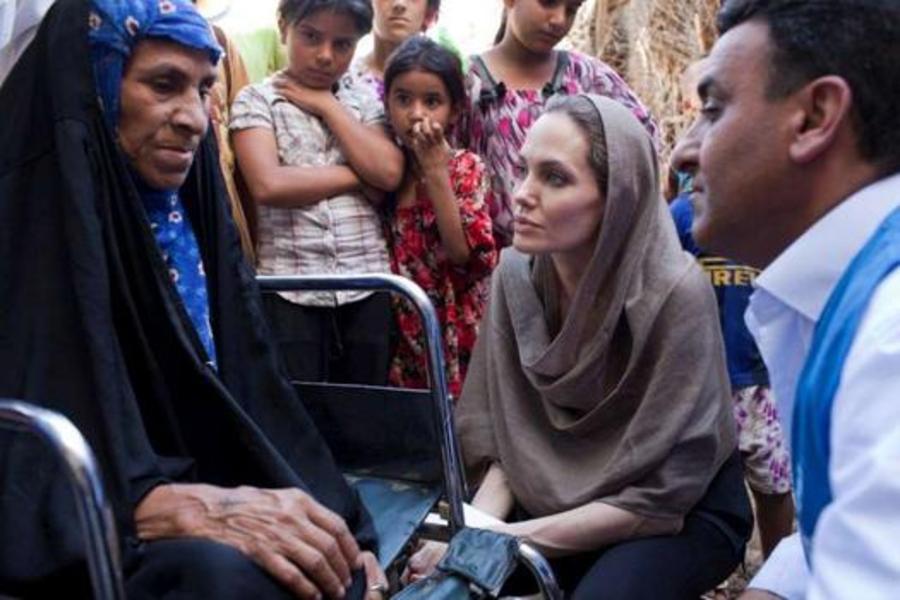 Angelina Jolie visitó nuevamente Irak