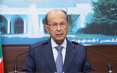 El presidente de Líbano, Michel Aoun. Foto: Archivo.