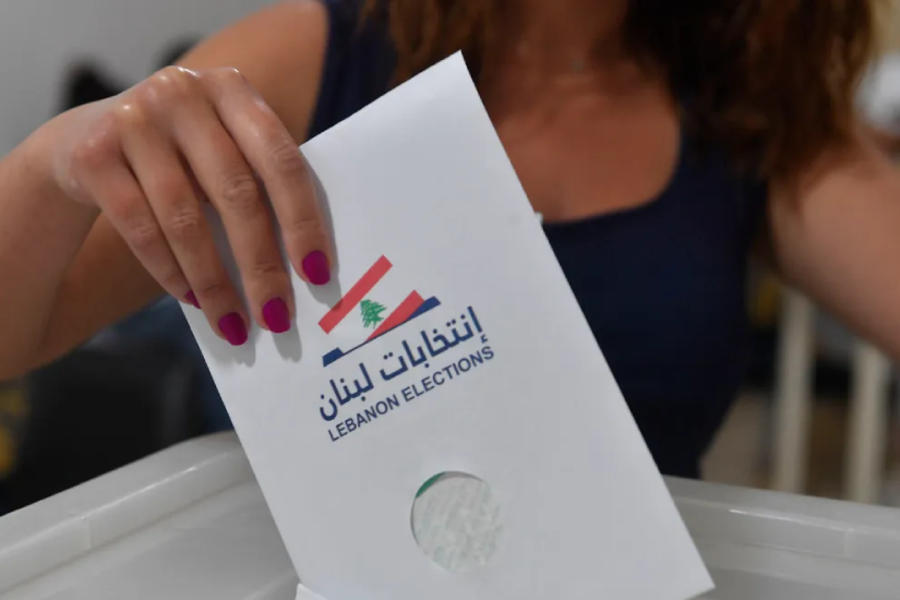 Elecciones generales en Beirut, Líbano, el 15 de mayo de 2022. Foto: Anadolu.