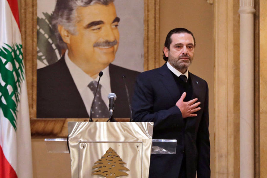 Saad Hariri. Foto: AFP.