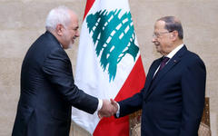 El Presidente Michel Aoun recibe al Ministro de Relaciones Exteriores de Irán Mohammad Javad Zarif  | Beirut, febrero 11, 2019 (Foto NNA / Líbano) 