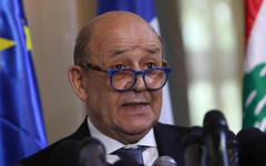 Ministro de Asuntos Exteriores francés, Jean Yves Le Drian. Foto: Reuters.