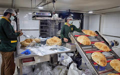 Panadería en Beirut. Foto: AFP.