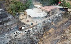 Grandes incendios forestales azotan al Líbano