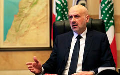 ‎Ministro del Interior del Líbano, Bassam Moulaw‎i. Foto: AP.