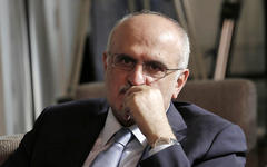 Ex ministro de Finanzas, Ali Hassan Khalil. Foto: AP.