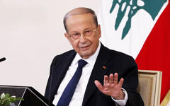 Michel Aoun, presidente libanés. Foto: Archivo.