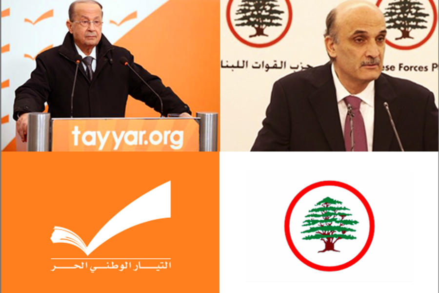 Aoun (FPM)         //          Geagea (LF)