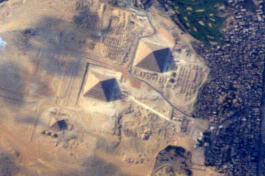 Las Pirámides de Egipto desde el espacio