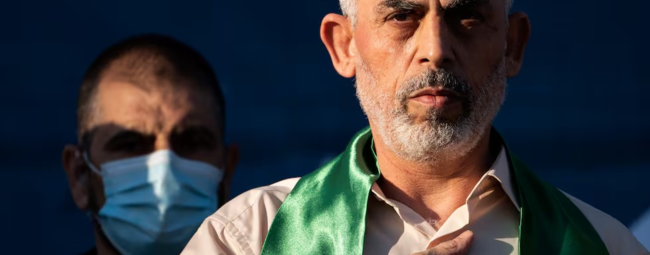 Yahya Sinwar, el líder de Hamas. Foto: CNN.