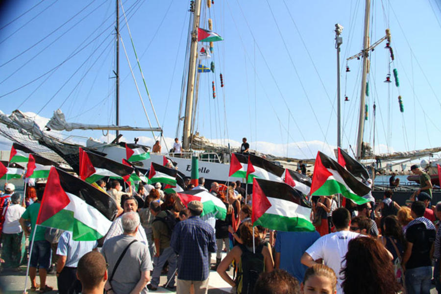 Palestinos ya preparados para la llegada de la III Flotilla