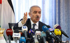 El primer ministro palestino, Mohammad Shtayyeh. (AFP)