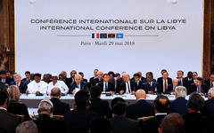 Conferencia sobre Libia. París, mayo 29, 2018 (Foto: Etienne Laurent / Reuters).