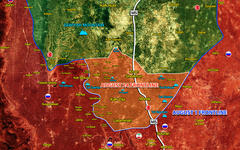 Avances del Ejército Árabe Sirio en el sur del cantón de Idleb y norte de Hama entre el 1 y el 24 de agosto (mapa SouthFront)