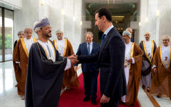 El presidente Asad recibió al Ministro de Relaciones Exteriores del Sultanato de Omán (Foto: Presidencia Siria)