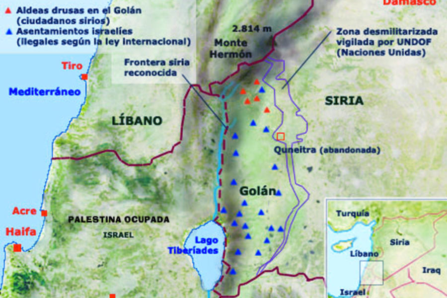 Confiscaciones ilegales en el Golán