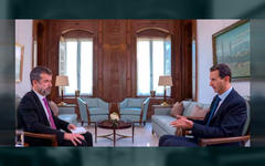 El presidente Bashar Al Asad concede entrevista al periodista Régis Le Sommier, del medio francés Paris Match | Damasco, Noviembre 28, 2019 (Foto: SANA)