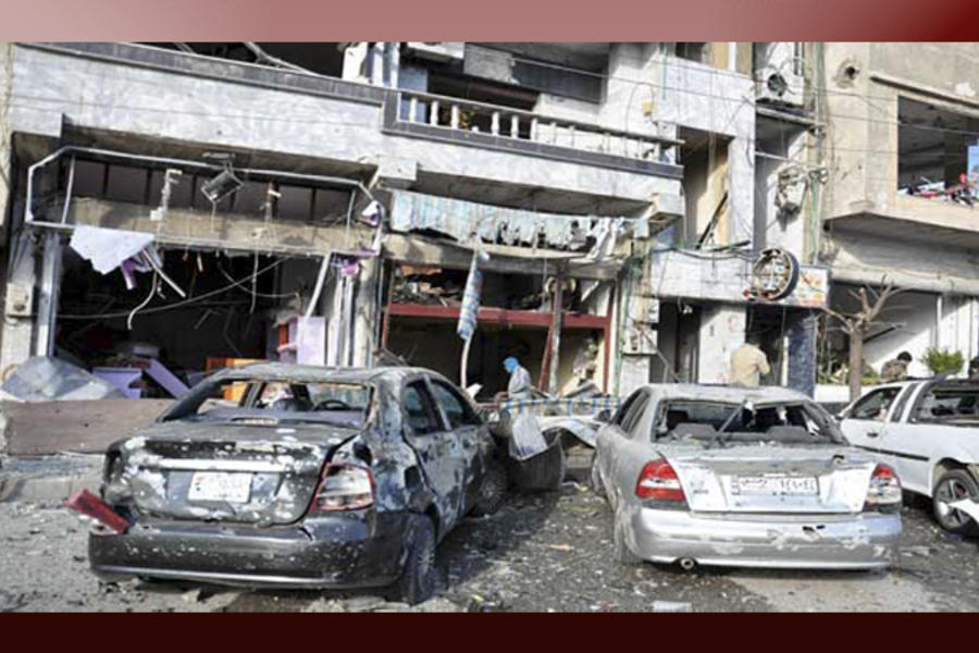 Homs: criminal doble atentado