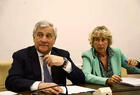 Antonio Tajani, durante su comparecencia de este viernes ante una comisión de Exteriores del Congreso (Foto: Europa Press/ Cecilia Fabiano)