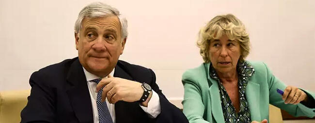 Antonio Tajani, durante su comparecencia de este viernes ante una comisión de Exteriores del Congreso (Foto: Europa Press/ Cecilia Fabiano)