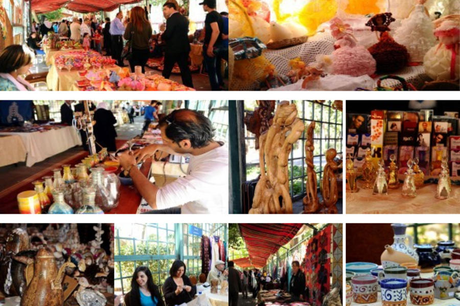 La primera feria de Artesanía Tradicional en Damasco