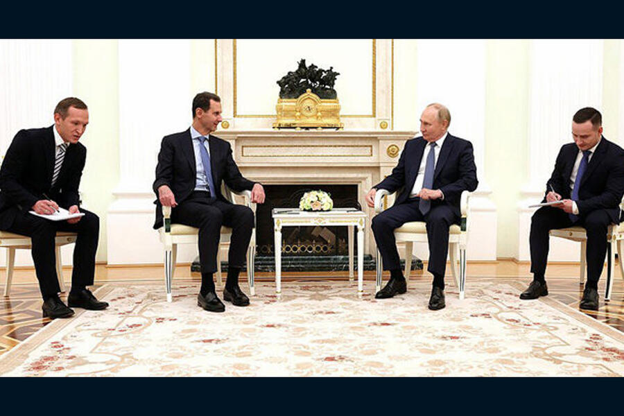 Moscú: visita de trabajo del presidente Al-Asad al presidente Putin