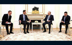Moscú: visita de trabajo del presidente Al-Asad al presidente Putin