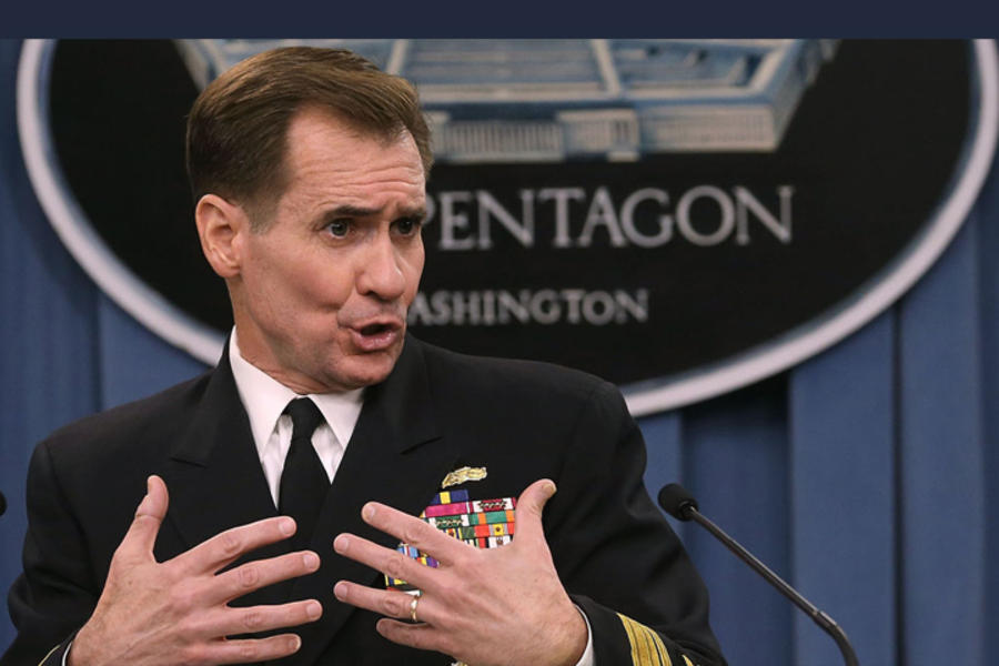 Vocero del Departamento de Estado de EEUU, John Kirby (Foto Getty - Mark Wilson)