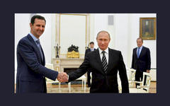 Bashar Al Asad y Vladimir Putin. Moscú 20 Octubre, 2015.