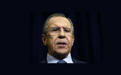 Ministro de Rel. Exteriores de Rusia, Sergei Lavrov (Foto AFP).