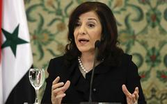 Bouthaina Shaaban, Asesora de Política y Medios de la Presidencia siria (Foto: Khaled al-Hariri / Reuters - archivo)