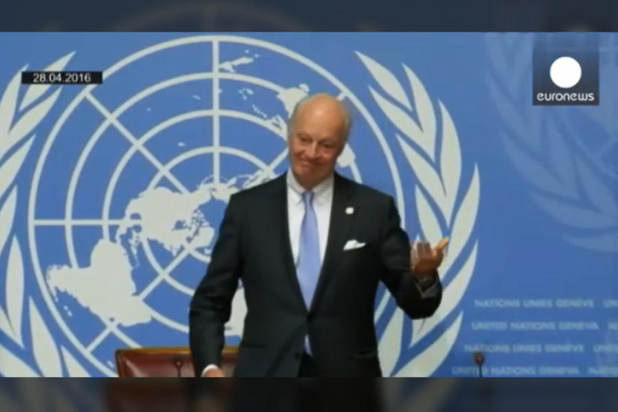 Steffan de Mistura, Enviado Especial de la ONU para Siria (Foto EuroNews).