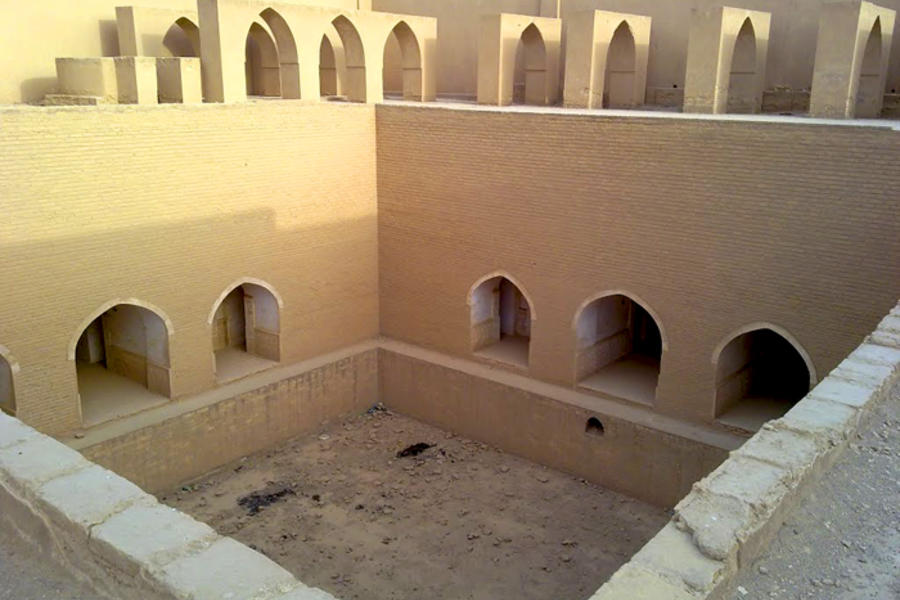 Piscina del Califa en Samarra - Capital Abbasi (S. VIII) - 2 subniveles