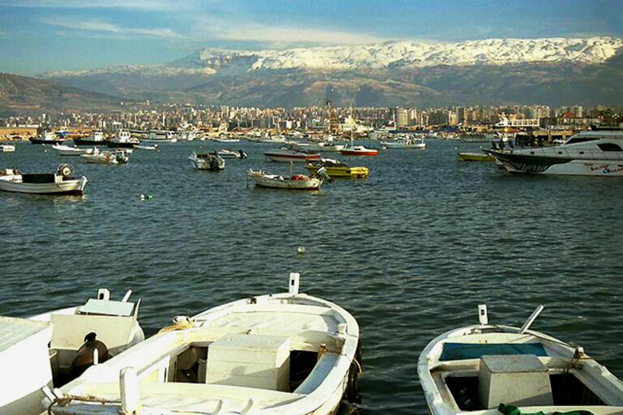 Tripoli desde el mar