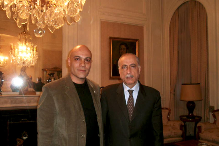 junto al Embajador de Siria, S.E. Dn. Hamzeh Dawalibi 