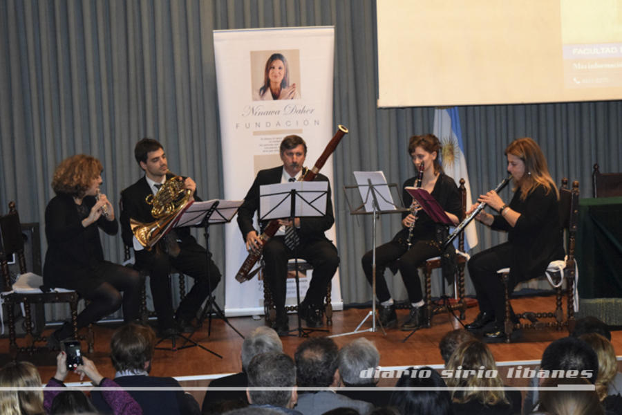 Quinteto de vientos de la Orquesta USAL.