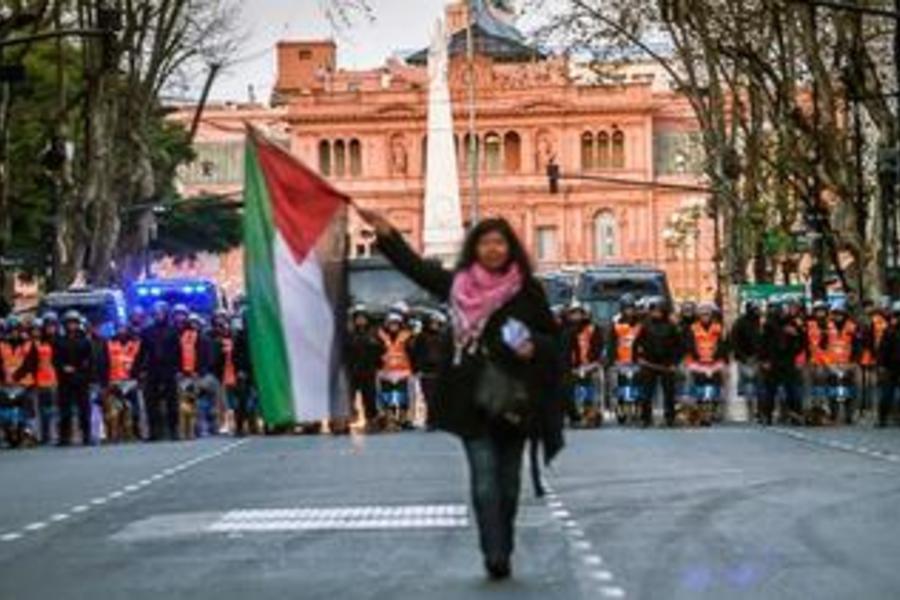 MARCHA POR GAZA EN BUENOS AIRES