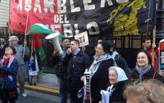 Marcha en Buenos Aires de apoyo al pueblo palestino