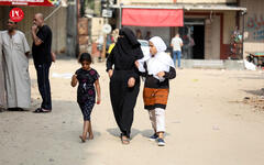 Palestinos desplazados en Rafah, Franja de Gaza. (Foto: Mahmoud Ajjour / The Palestine Chronicle)