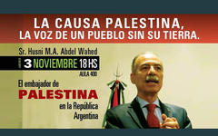 Charla “La Causa Palestina, un pueblo sin tierra”