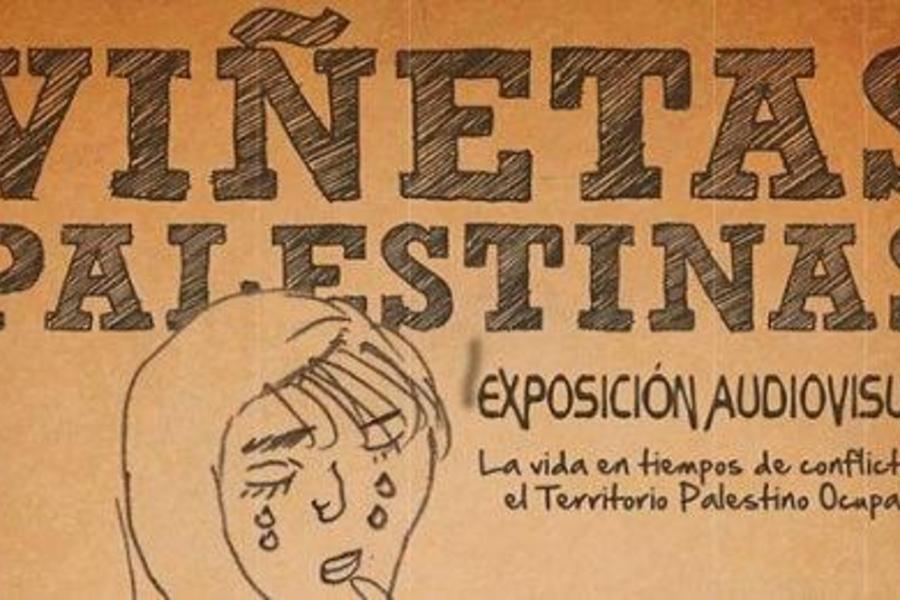 España: Una exposición de viñetas en Barbastro muestra la vida en Palestina