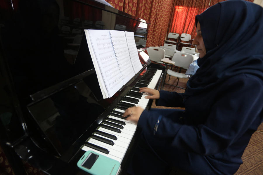 Mozart y Fairuz resuenan en las calles de Gaza