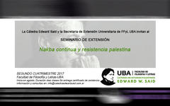 Seminario: Nakba continua y resistencia palestina