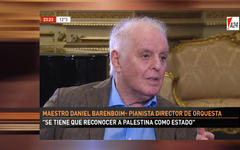 “Palestina debe ser reconocida como Estado antes de negociar” Barenboim